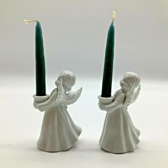 Angel Candleholders, Made in Japan - Picture 6 of 7